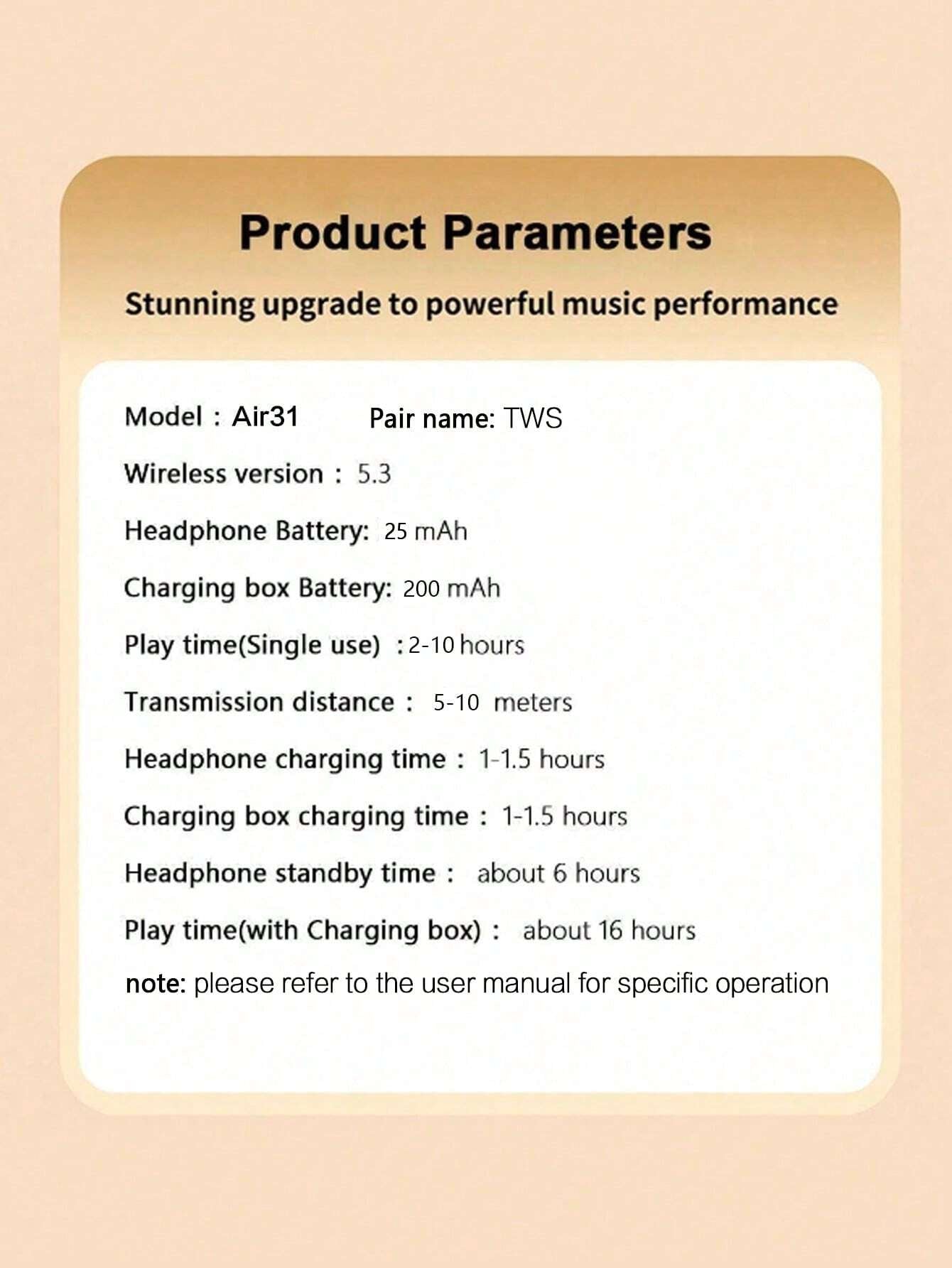 In-Ear Headphones/Sports/Outdoor/Leisure/Sleep Wireless Earbuds (Wireless Headphones/Wireless Headphones) New Wireless Version of Earbuds Low Latency Hifi 9D Suitable for Video Games/Movies/Anime/Tv Series/Cartoons/Fantasy/Space/Animals/Sports/ Nature/Music/Flowers/Holidays Christmas, Holidays, Promotional Gifts, Best Gifts for Men and Women