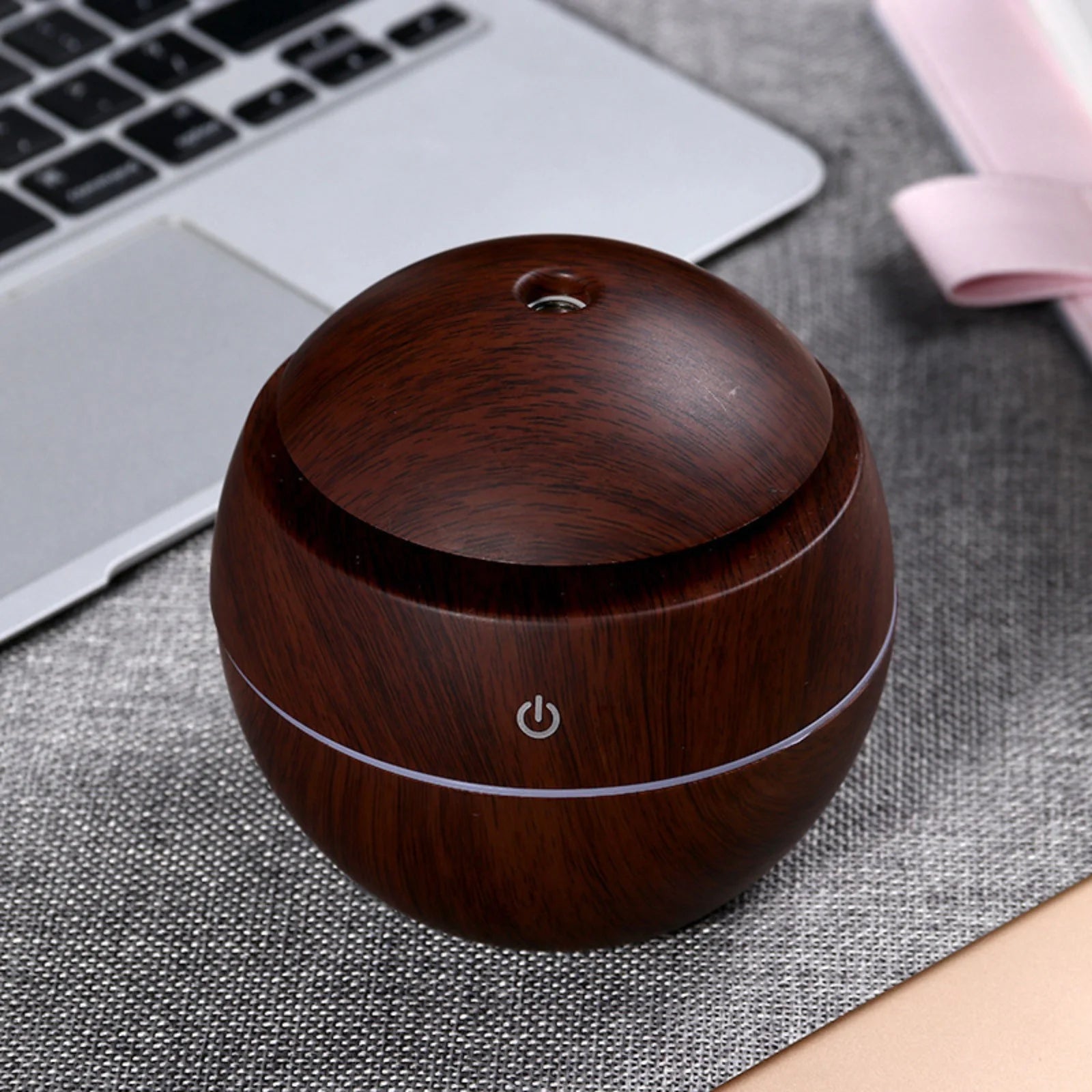 Cool Mist Humidifier for Bedroom, Colorful Night Light, Top Filling Humidifier with Bpa-Free, Small USB Air Humidifier, Waterless Automatic Dormancy